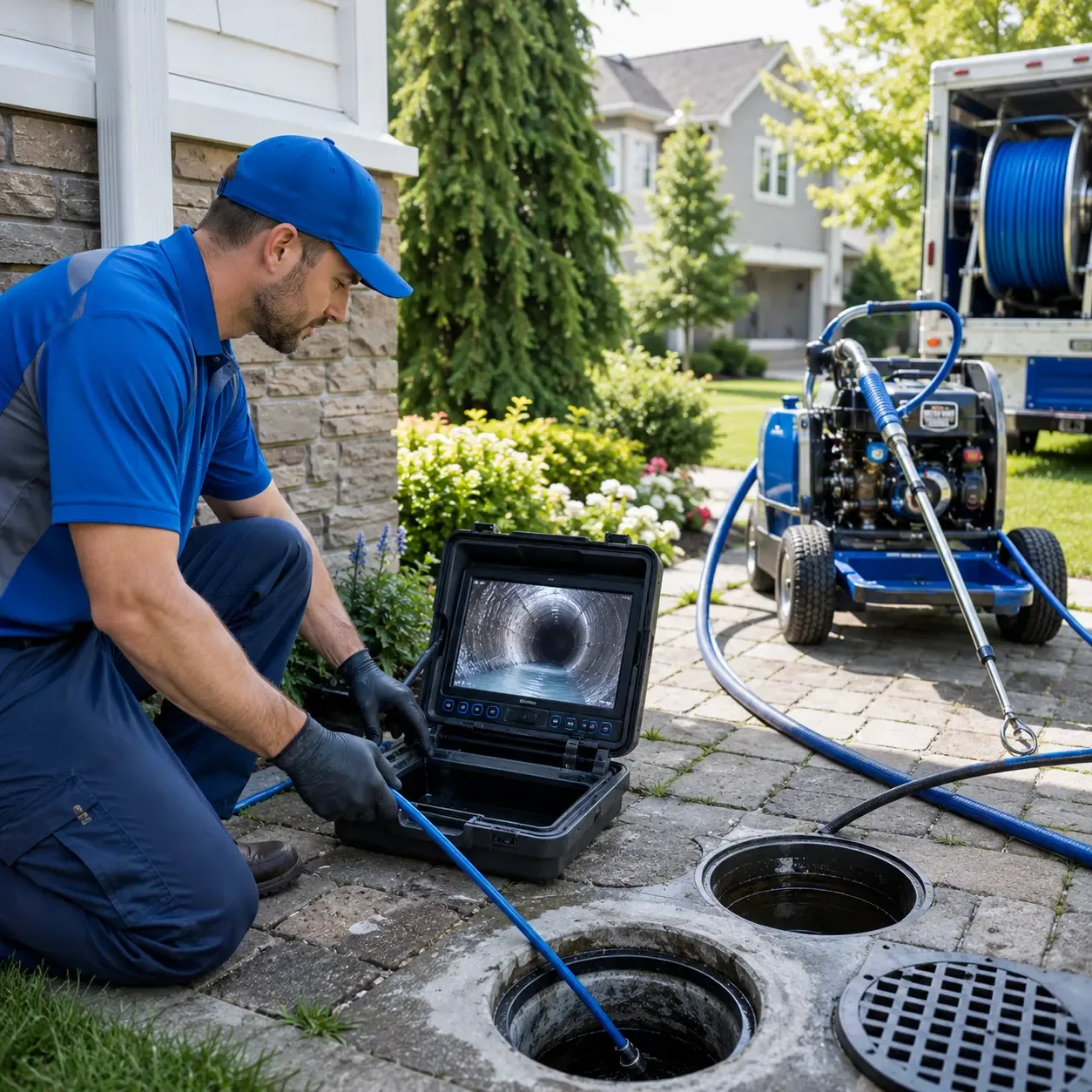 Outdoor drain cleaning professionals serving Castile, NY